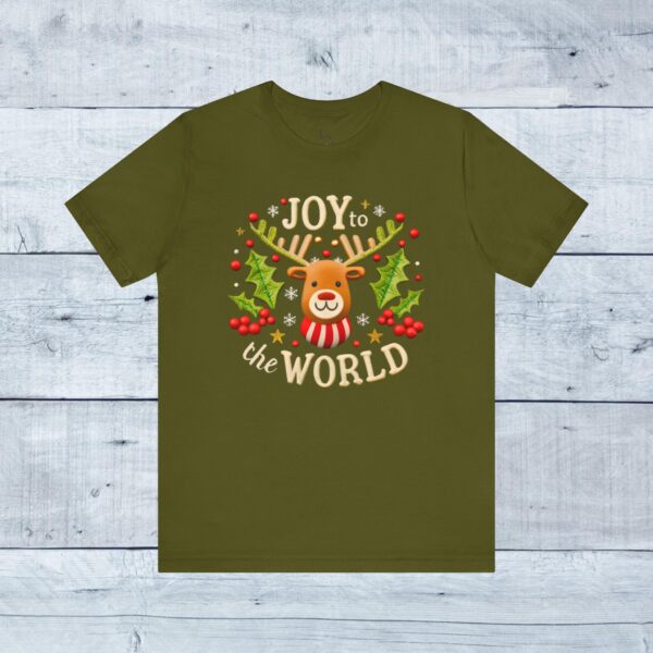 Unisex Short Sleeve T shirt - Joy to the World... - Image 5