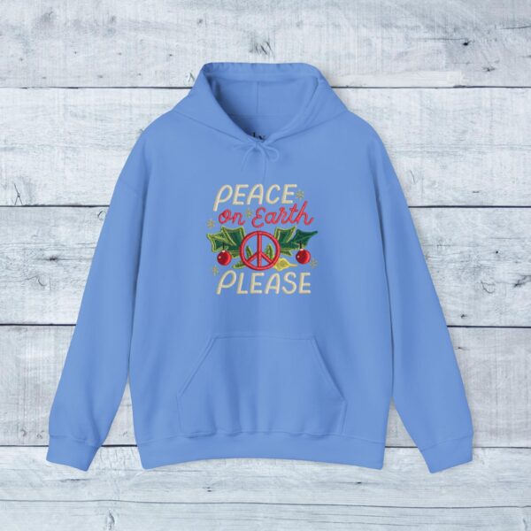 Unisex Heavy Blend Hoodie - Gildan 18500 - Peace on Earth Please... - Image 14