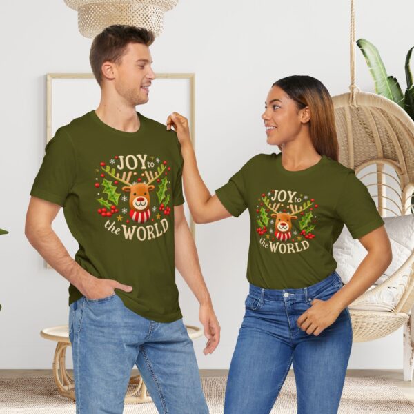 Unisex Short Sleeve T shirt - Joy to the World... - Image 19