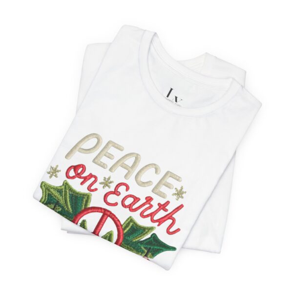 Unisex Short Sleeve T shirt - Peace on earth, please.. - Image 8