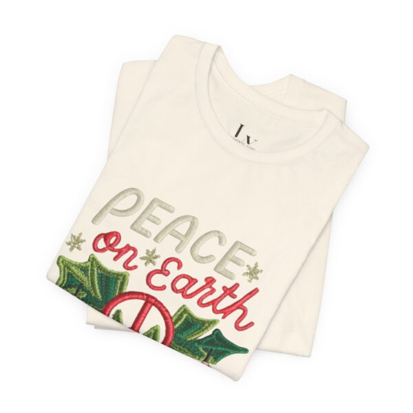 Unisex Short Sleeve T shirt - Peace on earth, please.. - Image 41