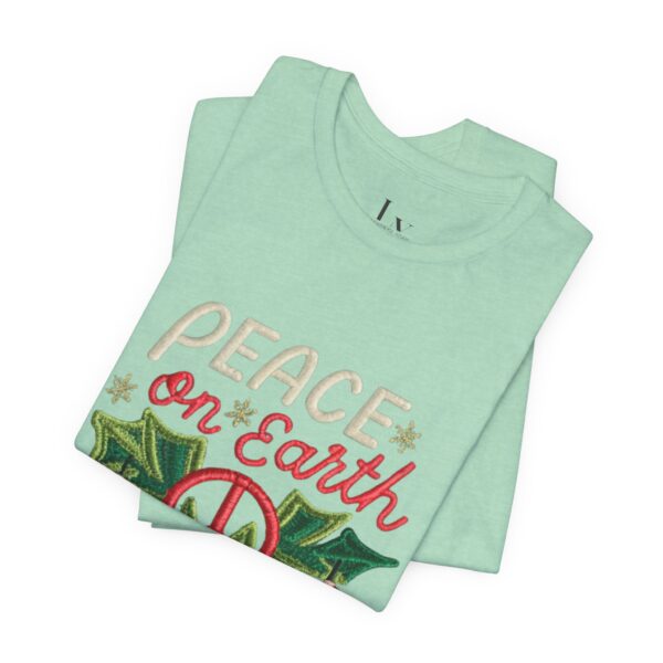 Unisex Short Sleeve T shirt - Peace on earth, please.. - Image 16