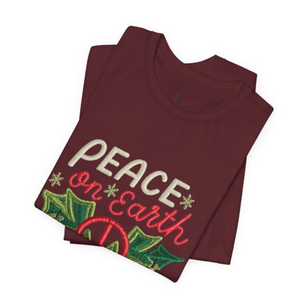 Unisex Short Sleeve T shirt - Peace on earth, please.. - Image 30