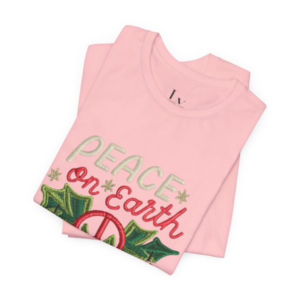 Unisex Short Sleeve T shirt - Peace on earth, please.. - Image 34