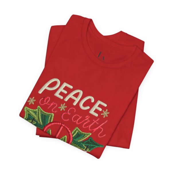 Unisex Short Sleeve T shirt - Peace on earth, please.. - Image 35