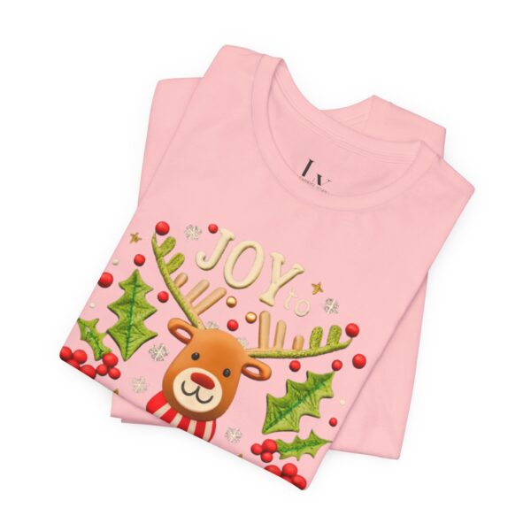 Unisex Short Sleeve T shirt - Joy to the World... - Image 40