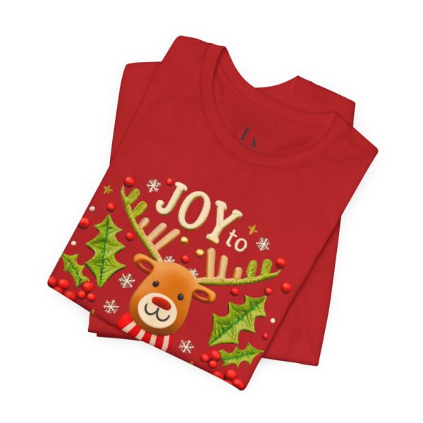 Unisex Short Sleeve T shirt - Joy to the World... - Image 41