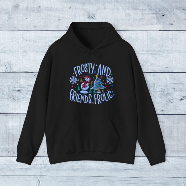 Unisex Heavy Blend Hoodie - Gildan 18500 - Frosty and Fun Frolic... - Image 2