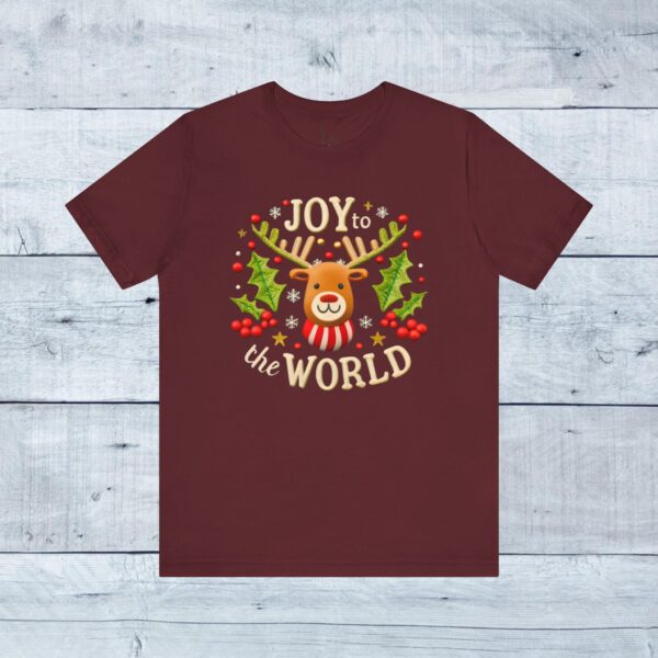 Unisex Short Sleeve T shirt - Joy to the World... - Image 33