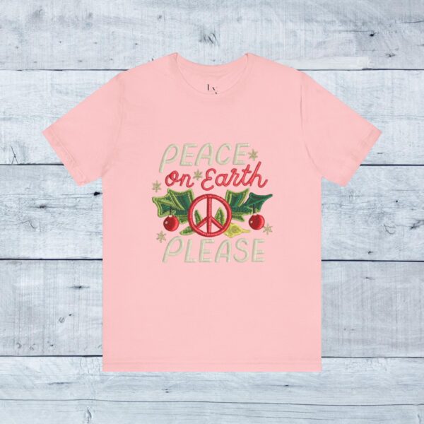 Unisex Short Sleeve T shirt - Peace on earth, please.. - Image 31