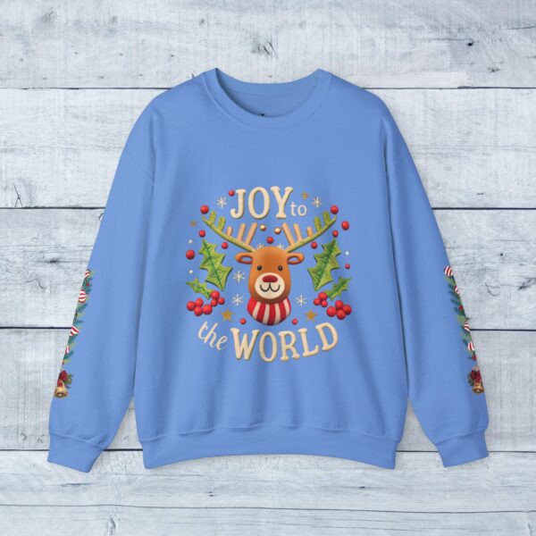 Retro Christmas Sweat Shirt - Joy to the World - Image 23