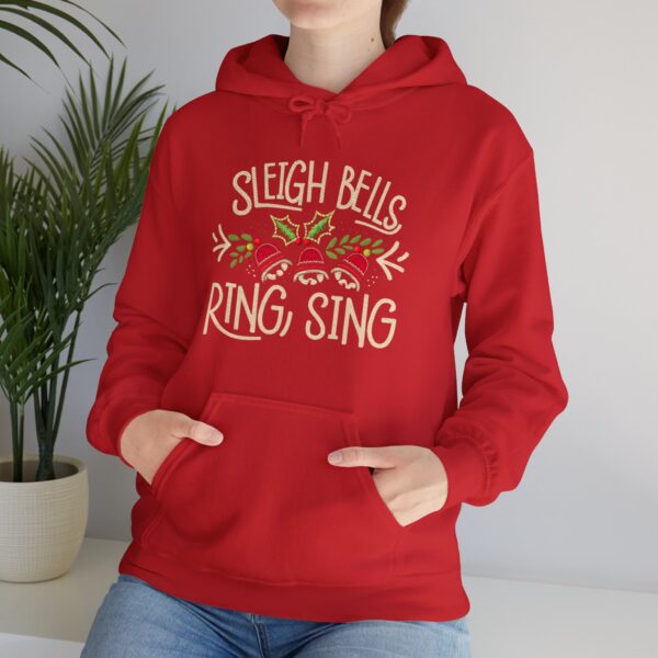 Unisex Heavy Blend Hoodie - Gildan 18500 - Sleigh Bells Ring, Sing... - Image 10