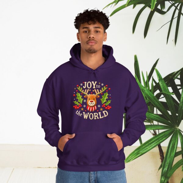 Unisex Heavy Blend Hoodie - Gildan 18500 - Joy to the World ! - Image 25