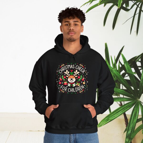 Unisex Heavy Blend Hoodie - Gildan 18500 - Christmas Cheer... - Image 4