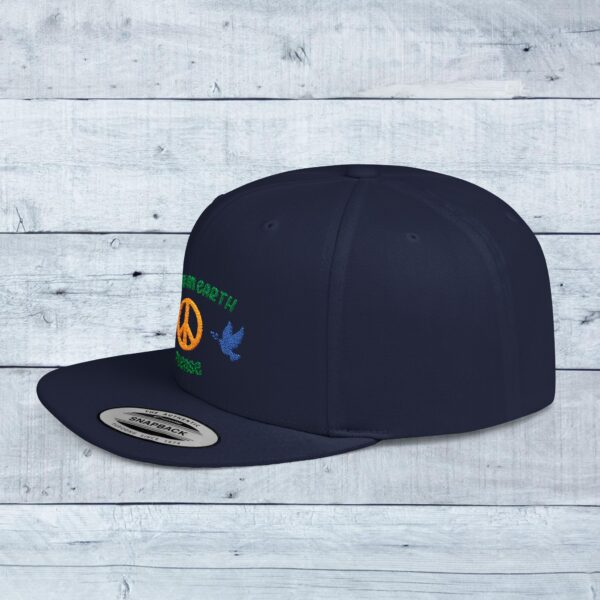 Flat Bill Snapback Cap - Image 6