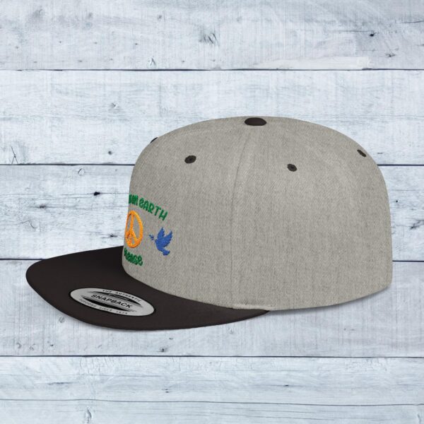 Flat Bill Snapback Cap - Image 4